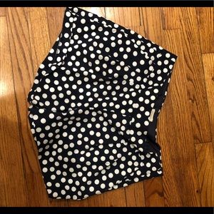Polkadot J.Crew shorts